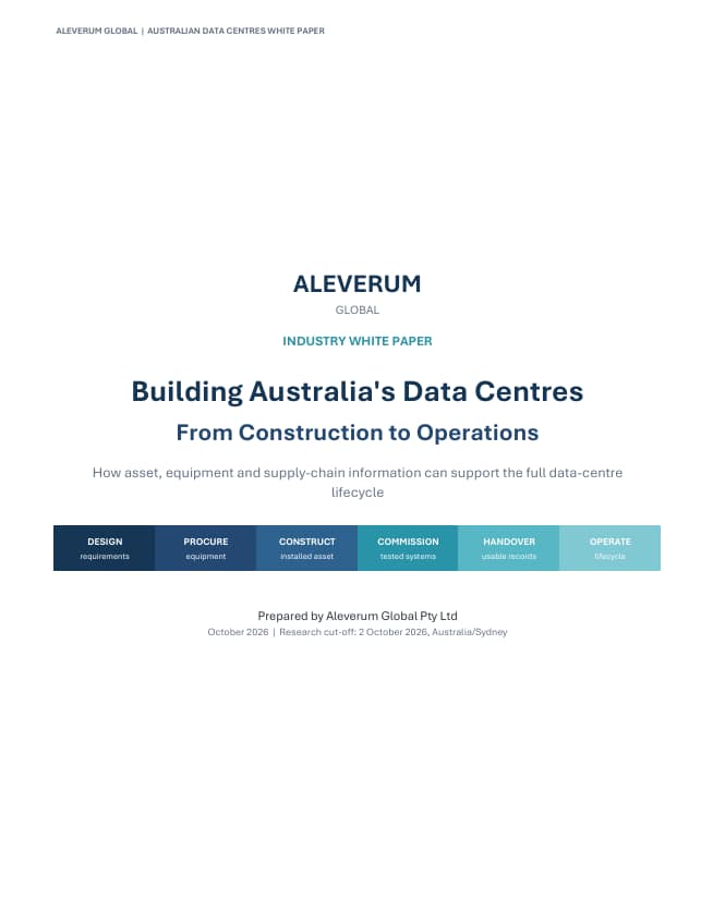 Aleverum Building Austrlias Data cenre